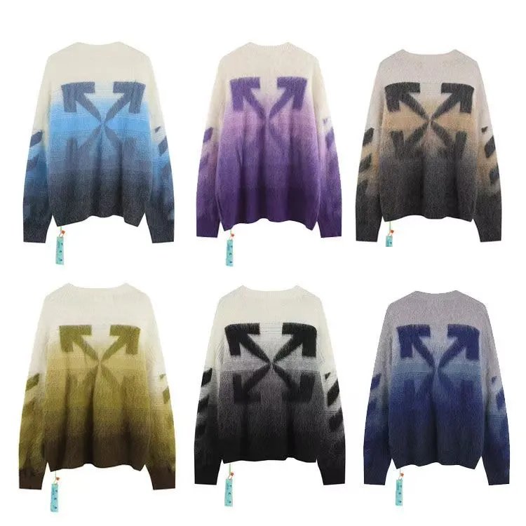 Off-White Gradient Arrow Knit Sweater