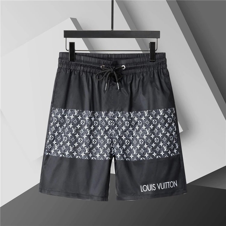Louis Vuitton Shorts Elastic Drawstring Monogram Print — YMX030