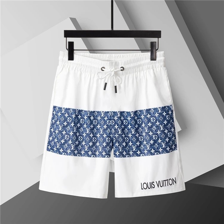 Louis Vuitton Shorts Elastic Drawstring Monogram Print — YMX031