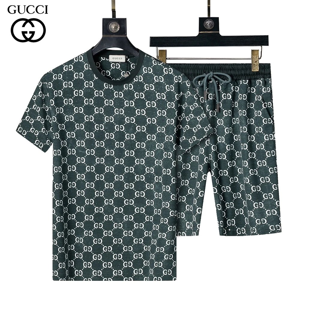 Gucci Matching Sets Short-Sleeve T-Shirt and Shorts Set image 12