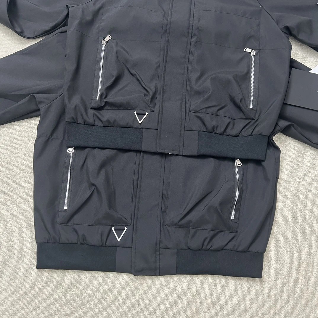 Stone Island Raso Domato Black Windbreaker Jacket Outerwear - 39