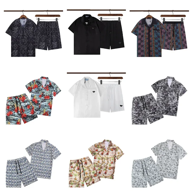 Louis Vuitton Matching Sets Short-Sleeve Monogram Shirt and Shorts Set product detail image 1