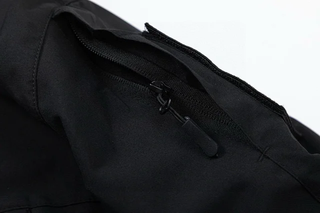 Stone Island Jackets Hooded zip-up shell jacket with compass sleeve patches product detail image 12