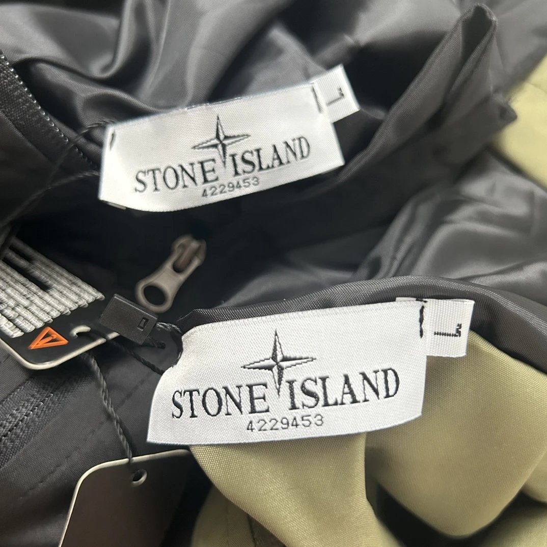 Stone Island Raso Domato Black Windbreaker Jacket Outerwear - 50