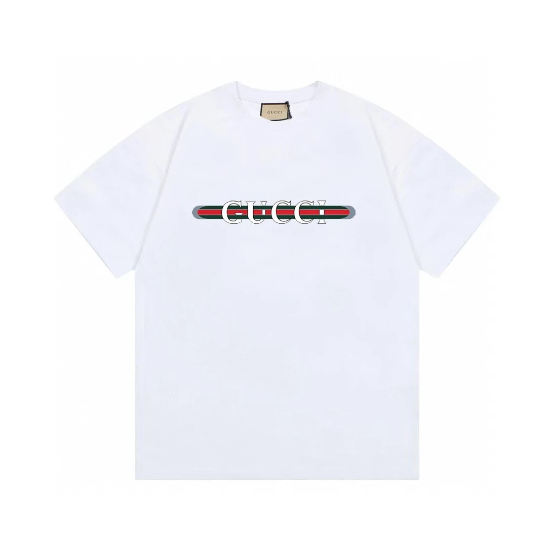 Gucci T-Shirts Short-Sleeve Logo Print image 12