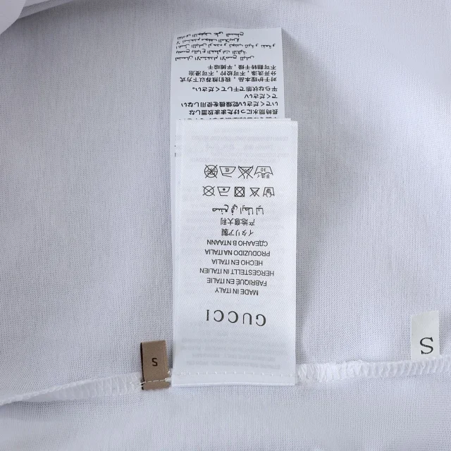 Gucci T-Shirts Short-Sleeve Logo Print product detail image 4