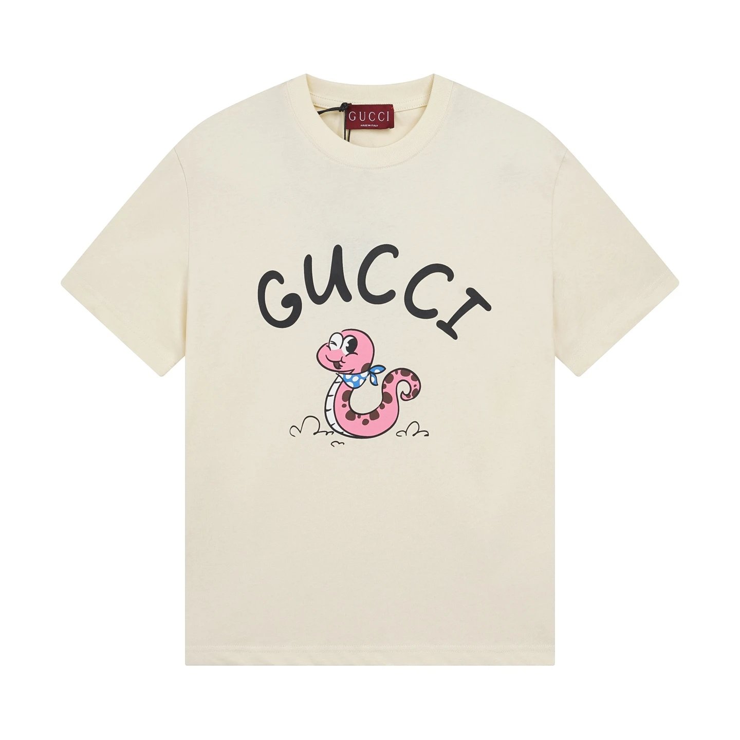Gucci T-Shirts Short-Sleeve Logo Graphic T-Shirt image 12