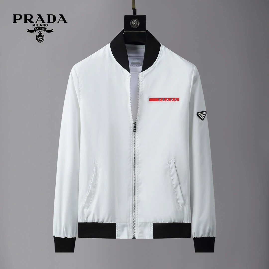 Burberry Jackets Hooded zip-up check windbreaker — YP013