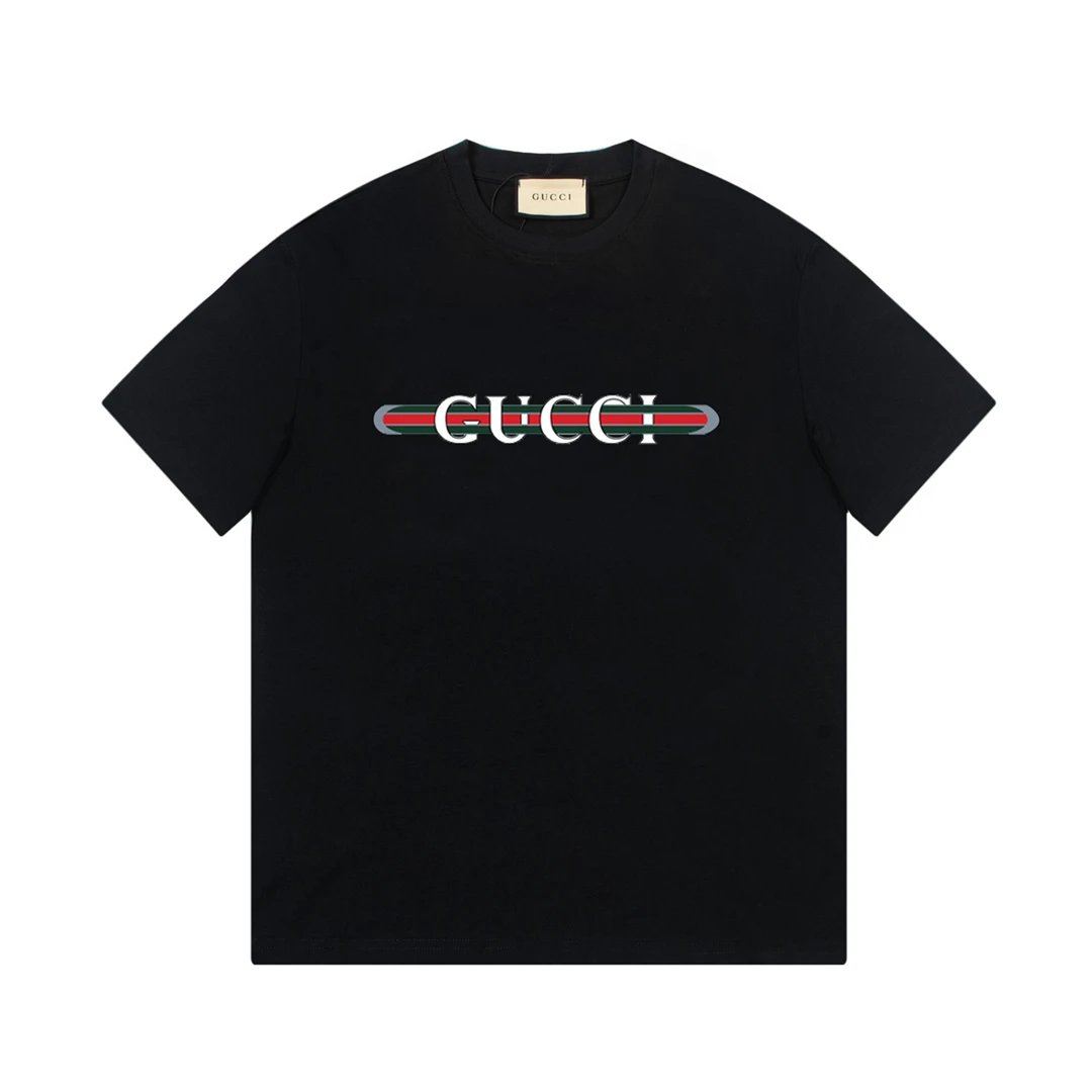 Gucci T-Shirts Short-Sleeve Logo Print image 11