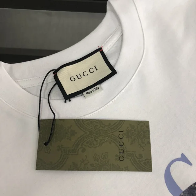 Gucci T-Shirts Short-Sleeve Logo Print product detail image 21