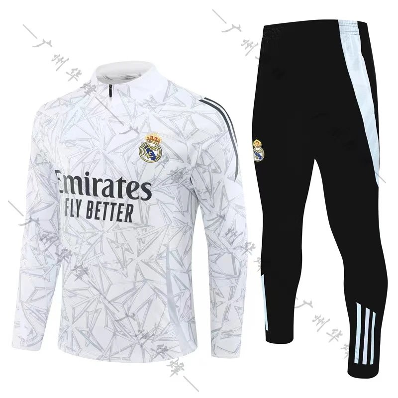 Real Madrid Tracksuits Quarter-Zip Football Training Tracksuit image 14