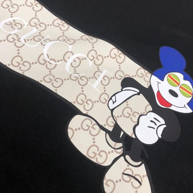Gucci T-Shirts Short-Sleeve Logo Print product detail image 11