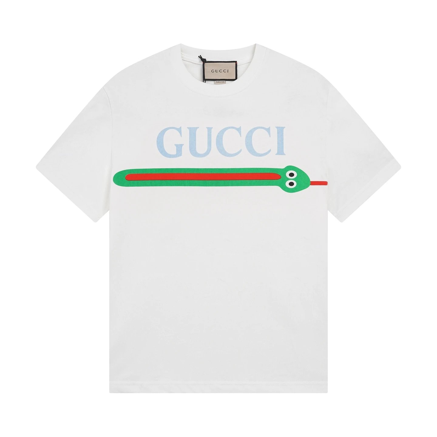 Gucci T-Shirts Short-Sleeve Logo Graphic T-Shirt image 7