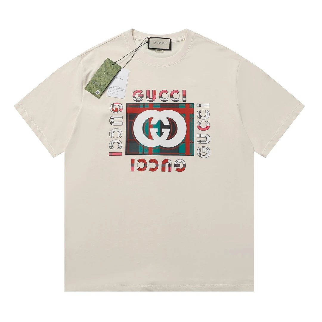 Gucci T-Shirts Short-Sleeve Logo Print — 20