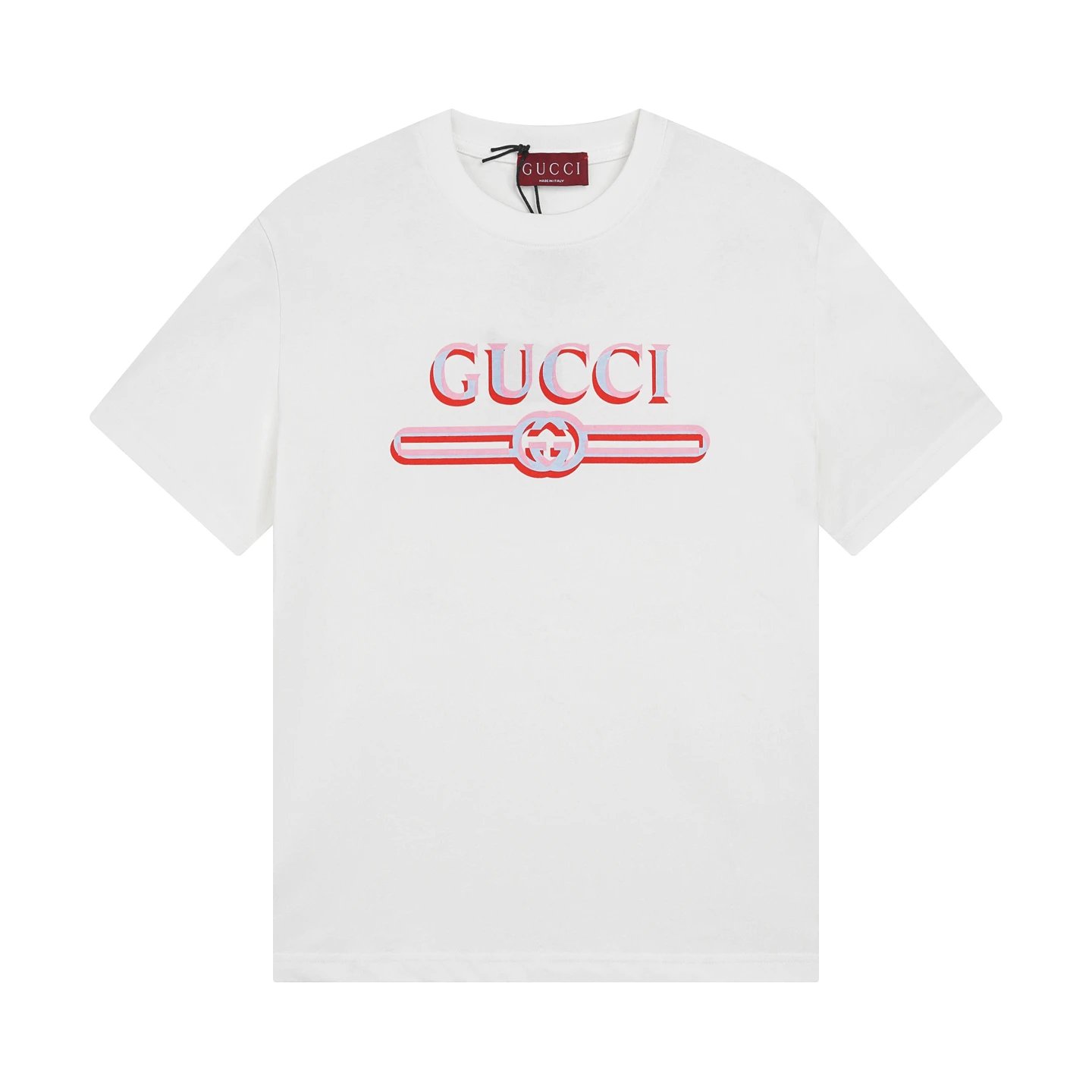 Gucci T-Shirts Short-Sleeve Logo Graphic T-Shirt image 8