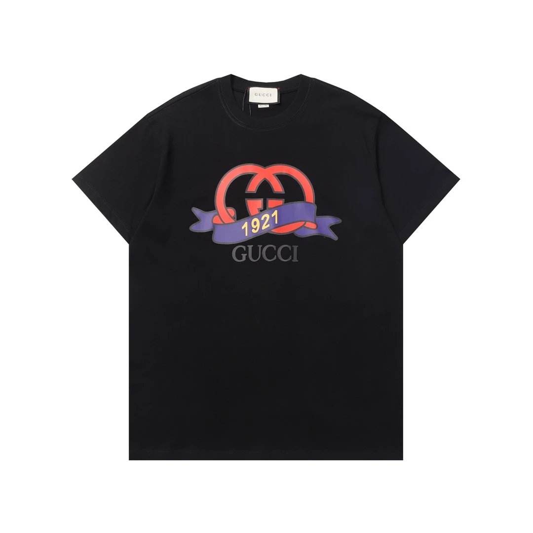 Gucci T-Shirts Short-Sleeve Logo Print — 21