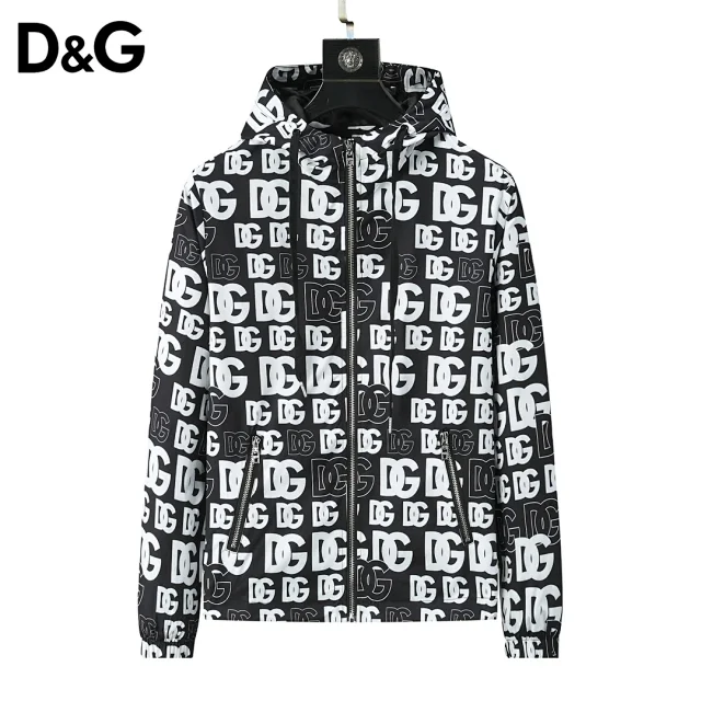 Burberry Jackets Hooded zip-up check windbreaker product detail image 20
