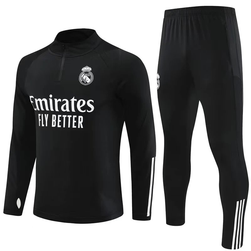 Real Madrid Tracksuits Quarter-Zip Football Training Tracksuit image 9