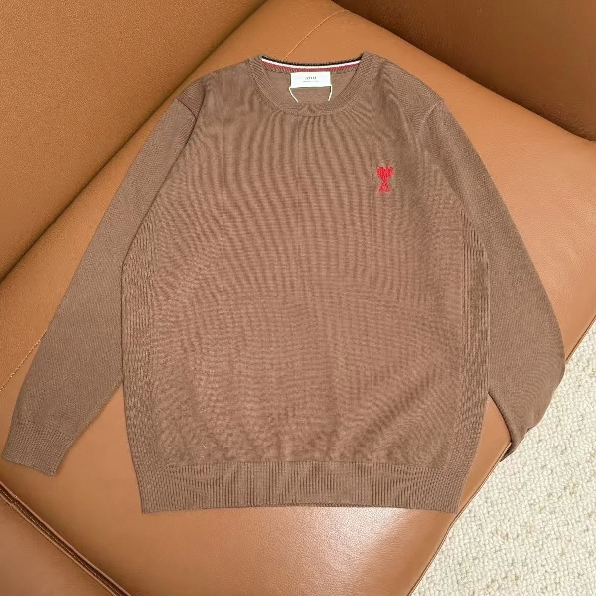 Polo Ralph Lauren Knitwear Crewneck knit sweater with embroidered pony logo — WXMMJ-13