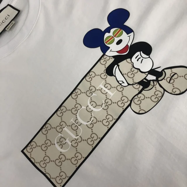 Gucci T-Shirts Short-Sleeve Logo Print product detail image 15