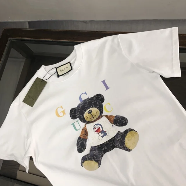 Gucci T-Shirts Short-Sleeve Logo Print product detail image 20