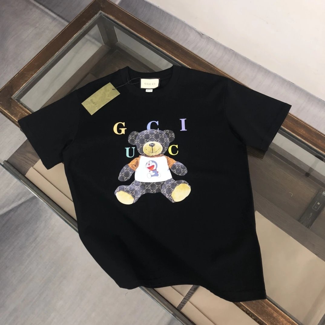 Gucci T-Shirts Short-Sleeve Logo Print — 18