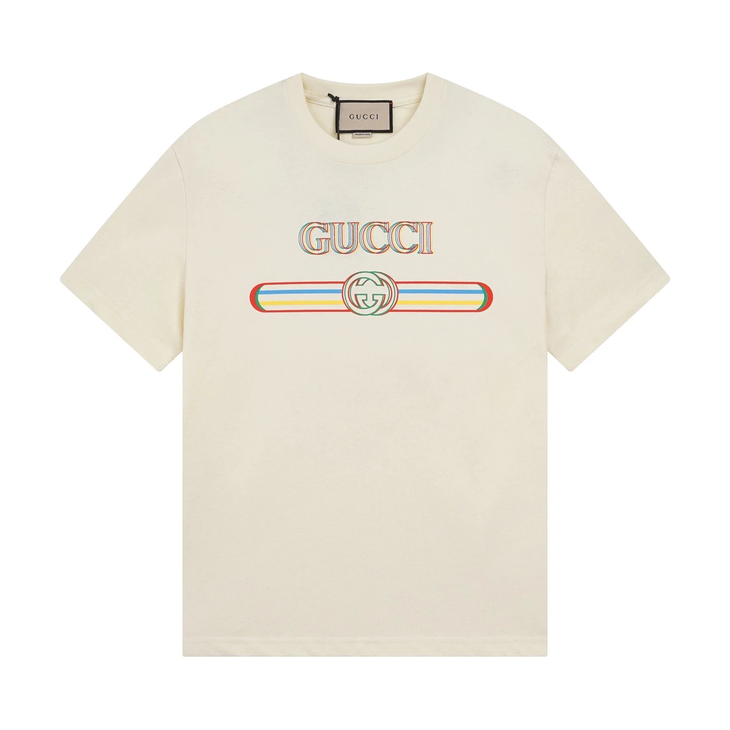 Gucci T-Shirts Short-Sleeve Logo Graphic T-Shirt image 3