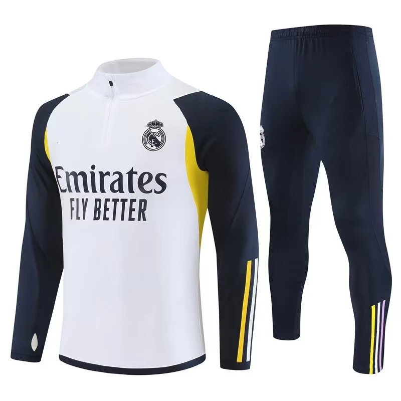 Real Madrid Tracksuits Quarter-Zip Football Training Tracksuit image 7