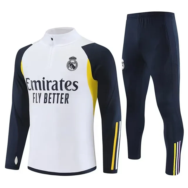 Real Madrid Tracksuits Quarter-Zip Football Training Tracksuit product detail image 7