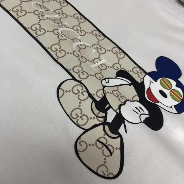 Gucci T-Shirts Short-Sleeve Logo Print product detail image 16