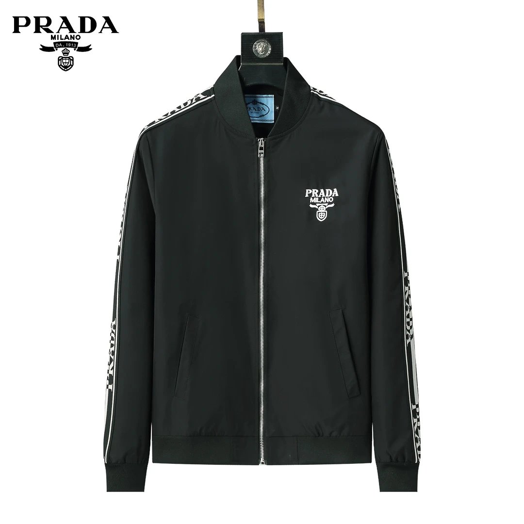 Burberry Jackets Hooded zip-up check windbreaker — YP009