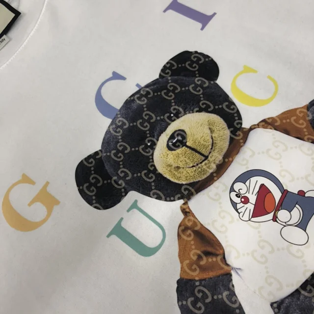 Gucci T-Shirts Short-Sleeve Logo Print product detail image 23