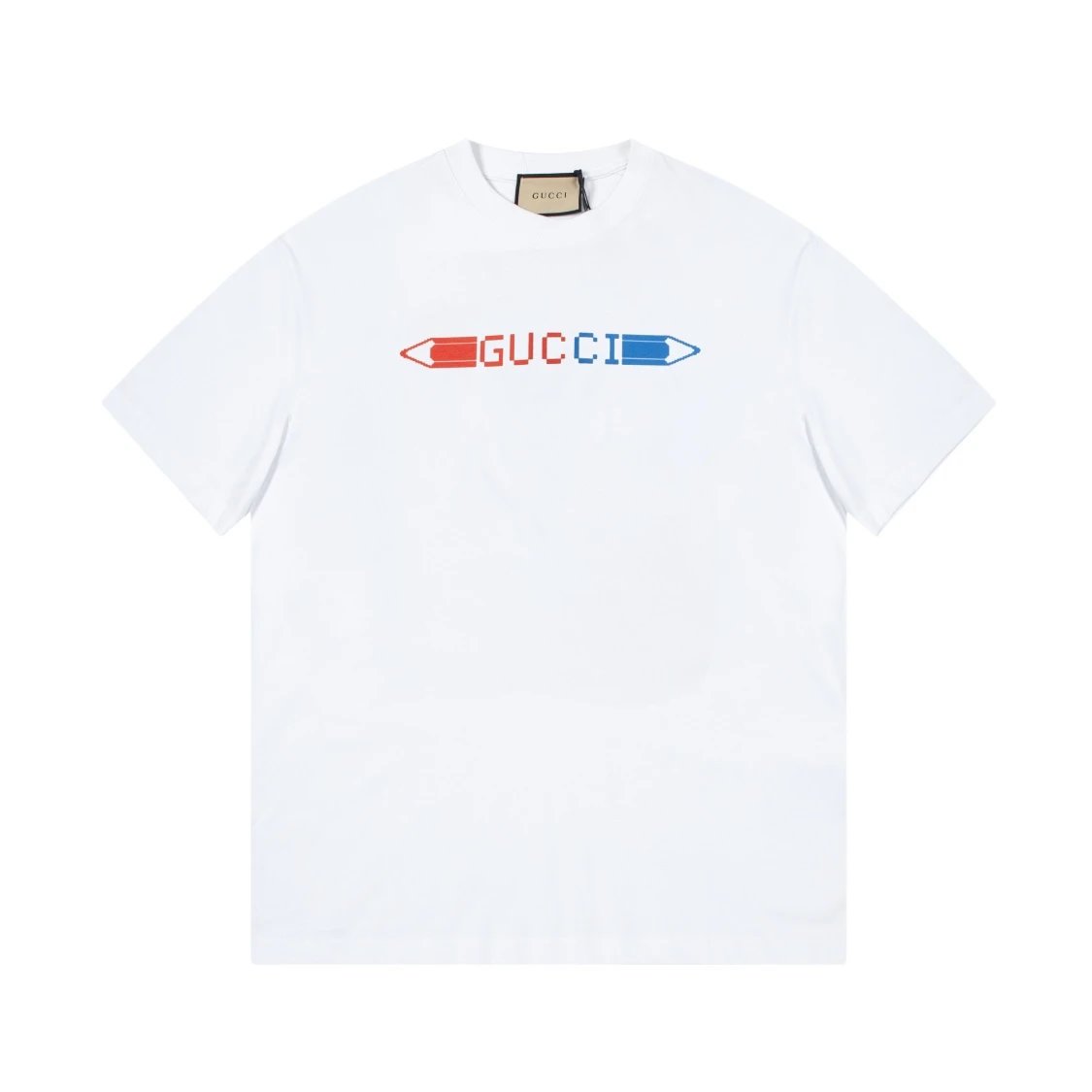 Gucci T-Shirts Short-Sleeve Logo Print — 14