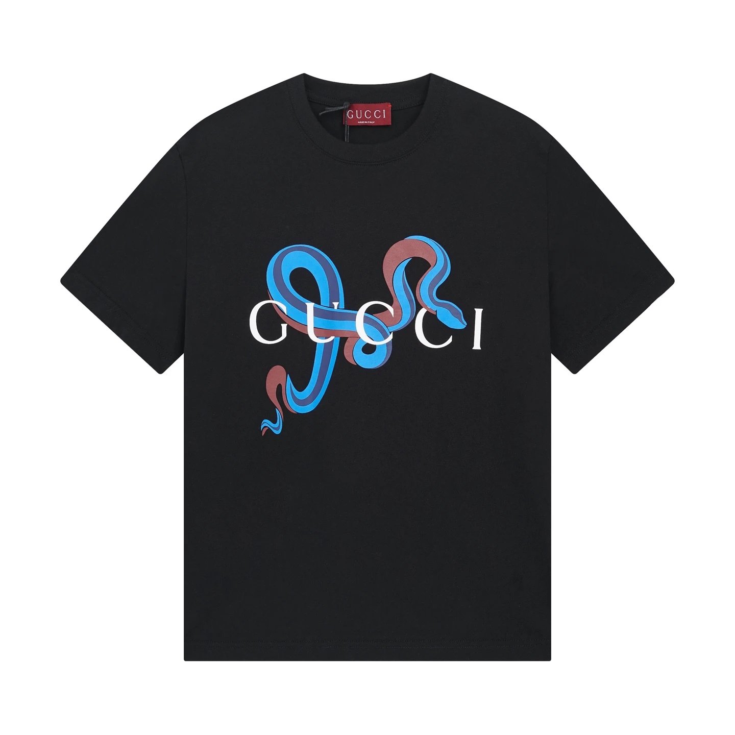 Gucci T-Shirts Short-Sleeve Logo Graphic T-Shirt image 10