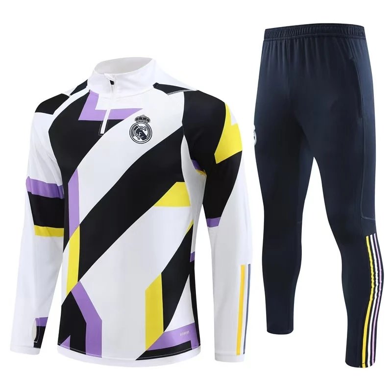 Real Madrid Tracksuits Quarter-Zip Football Training Tracksuit image 11