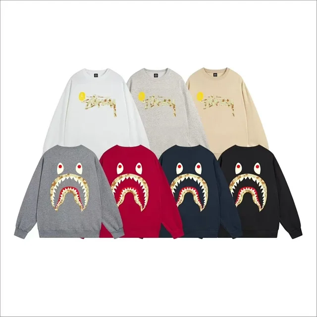 Stüssy Hoodies & Sweatshirts Crewneck sweatshirt with chest logo product detail image 3