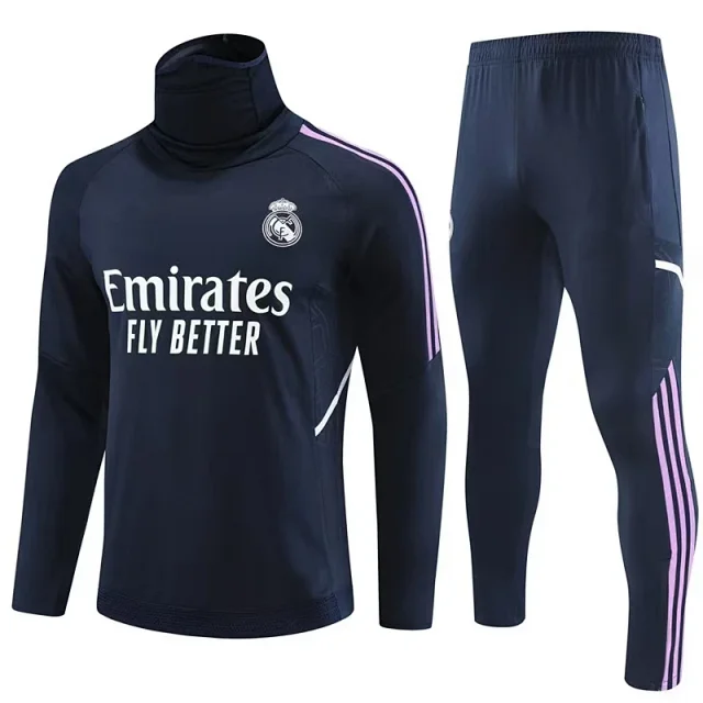 Real Madrid Tracksuits Quarter-Zip Football Training Tracksuit product detail image 4