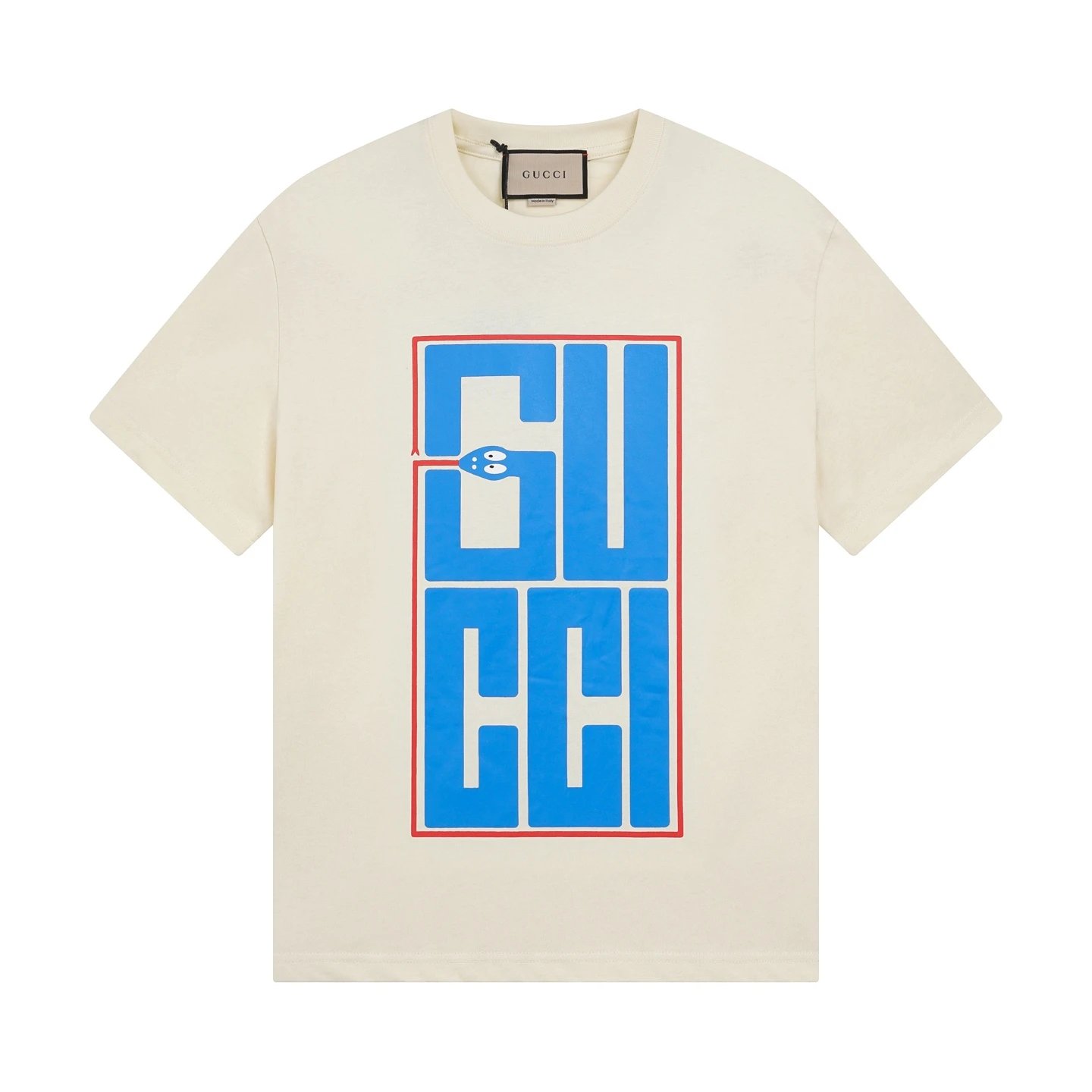 Gucci T-Shirts Short-Sleeve Logo Graphic T-Shirt image 5