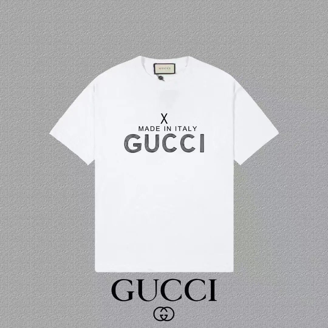Gucci T-Shirts Short-Sleeve Logo Graphic T-Shirt — 9