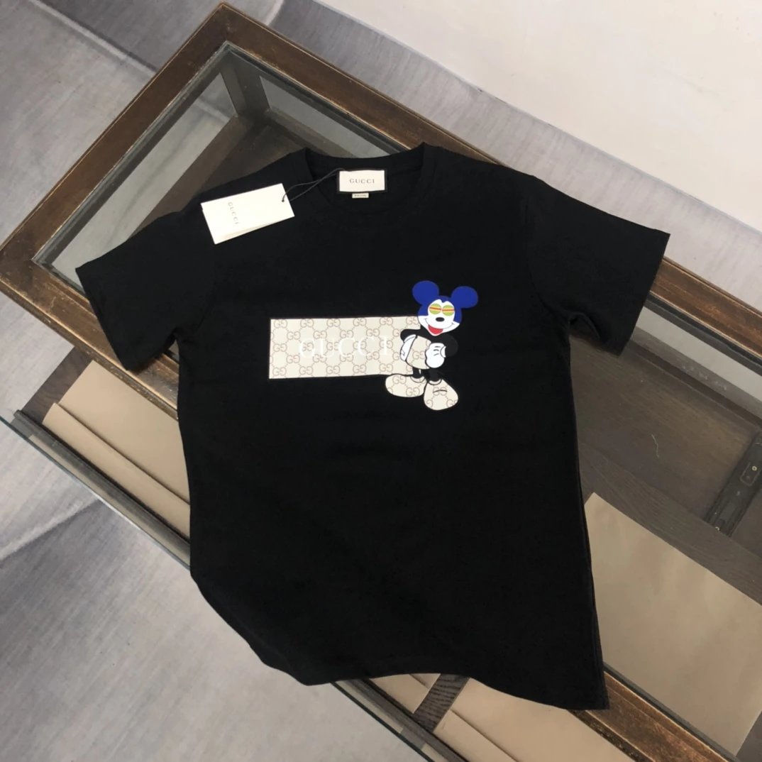 Gucci T-Shirts Short-Sleeve Logo Print — 24