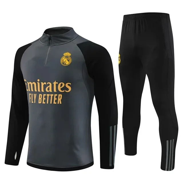Real Madrid Tracksuits Quarter-Zip Football Training Tracksuit product detail image 10