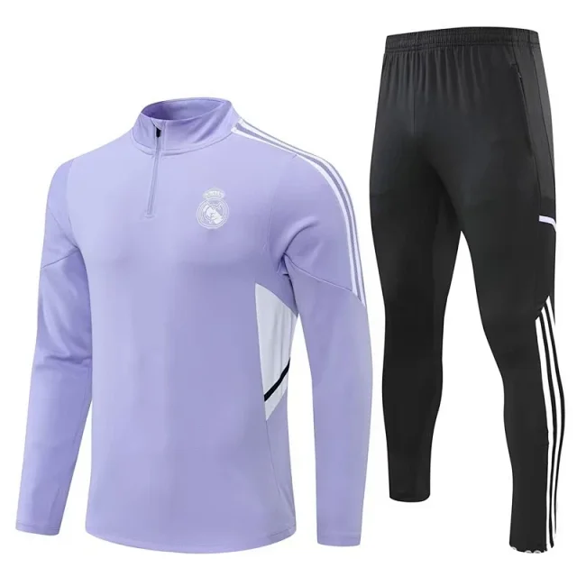 Real Madrid Tracksuits Quarter-Zip Football Training Tracksuit product detail image 2