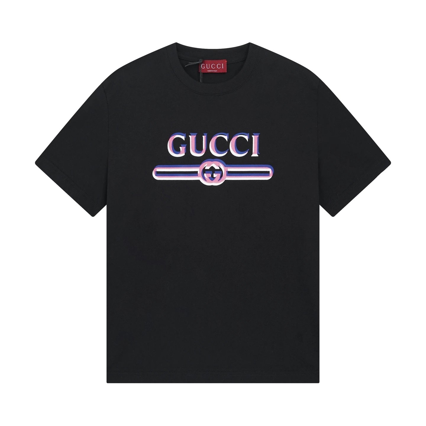 Gucci T-Shirts Short-Sleeve Logo Graphic T-Shirt image 9