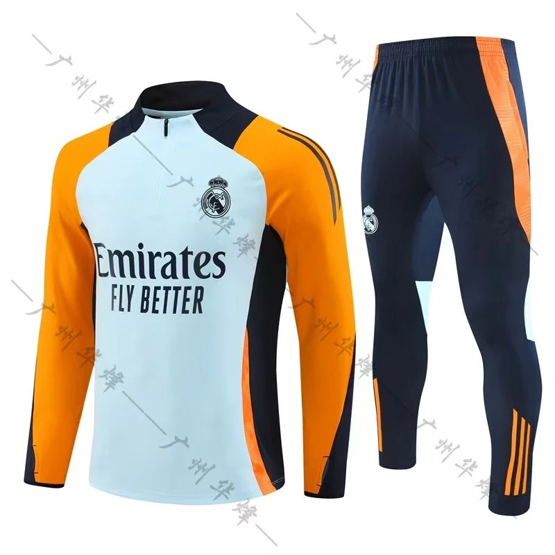 Real Madrid Tracksuits Quarter-Zip Football Training Tracksuit image 13