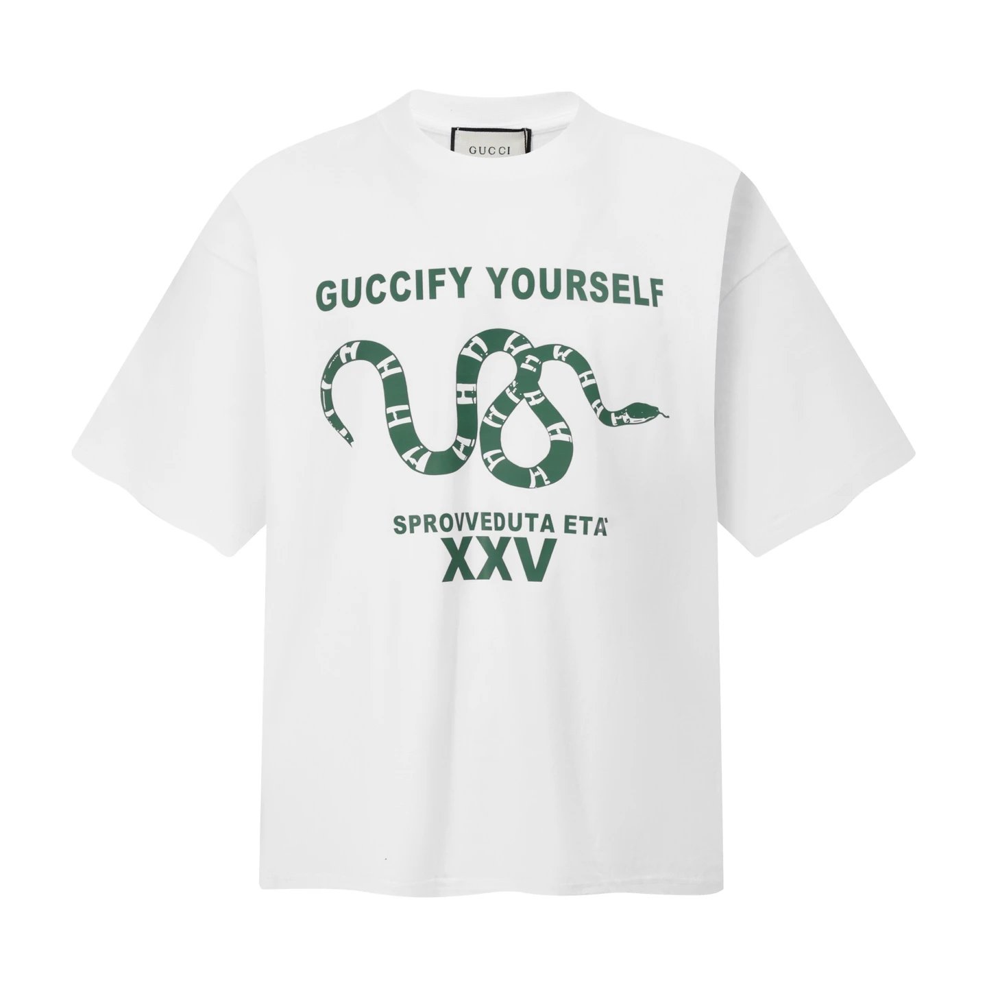 Gucci T-Shirts Short-Sleeve Logo Graphic T-Shirt — 27