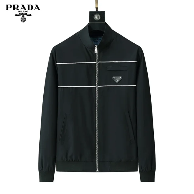 Burberry Jackets Hooded zip-up check windbreaker product detail image 14
