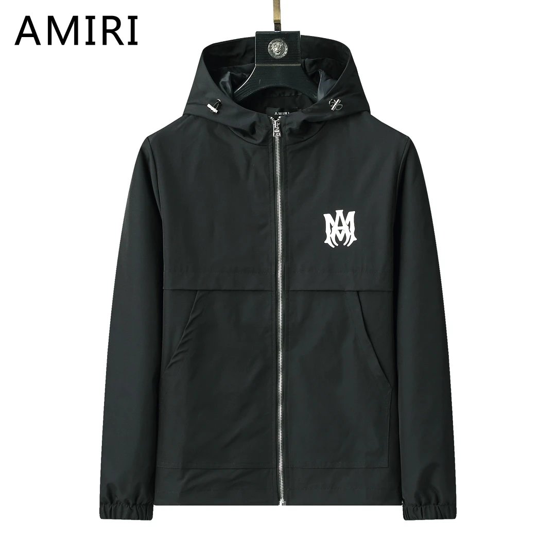 Burberry Jackets Hooded zip-up check windbreaker — YP022