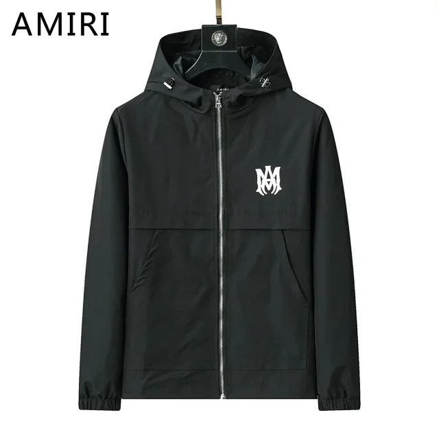 Burberry Jackets Hooded zip-up check windbreaker product detail image 23