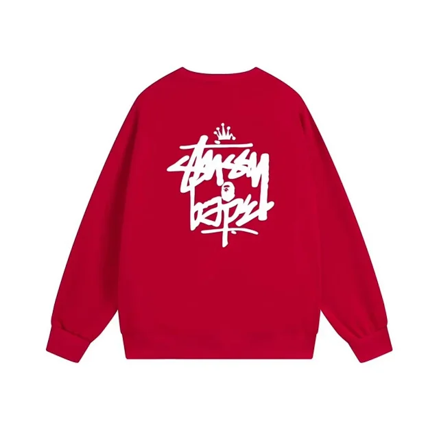Stüssy Hoodies & Sweatshirts Crewneck sweatshirt with chest logo product detail image 11