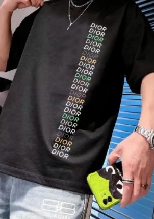 Dior T-Shirts Crew Neck Logo T-Shirt image 3